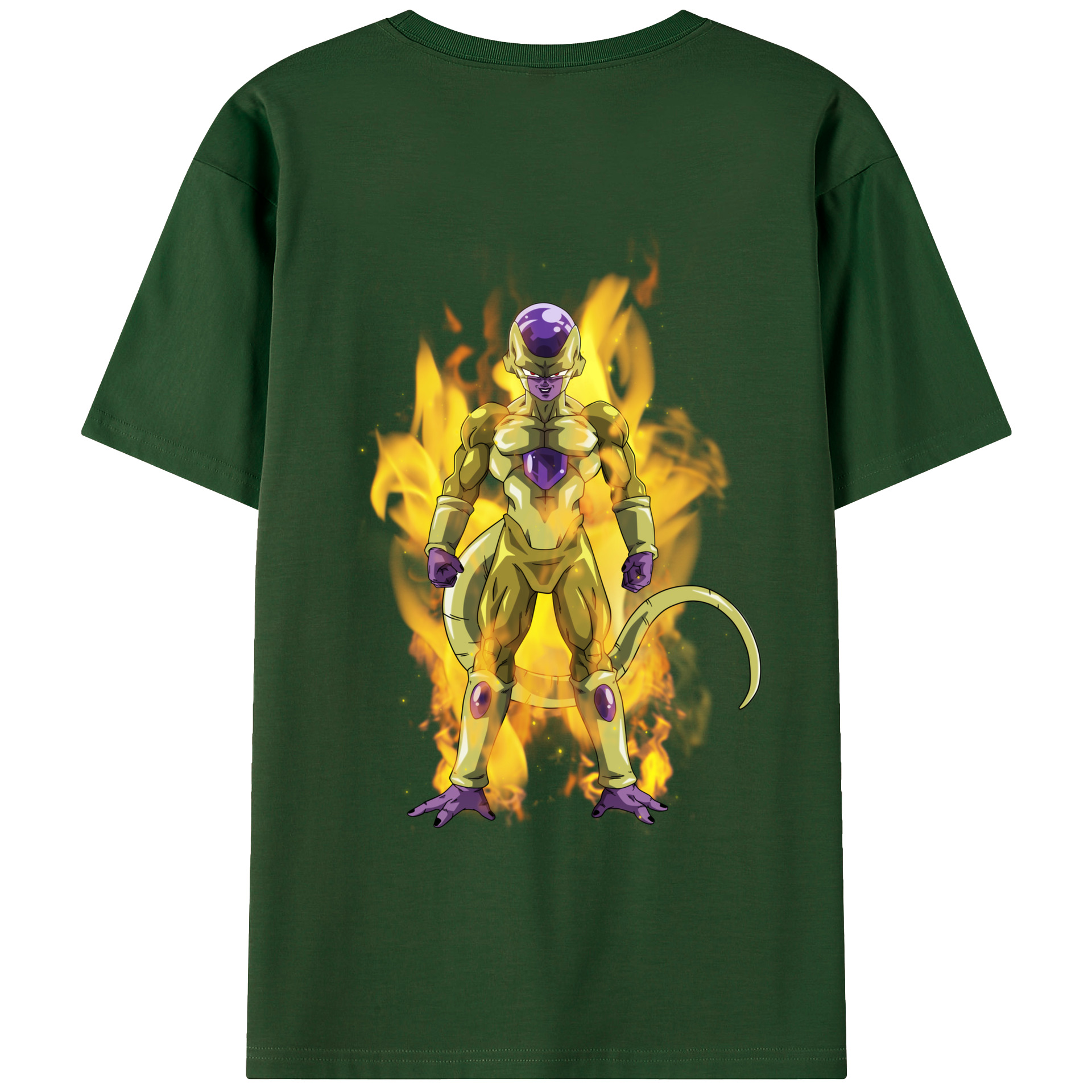 （画像用） ドラゴンボール フリーザ DRAGON BALL Frieza 綿100％半袖Tシャツ（背面プリント）